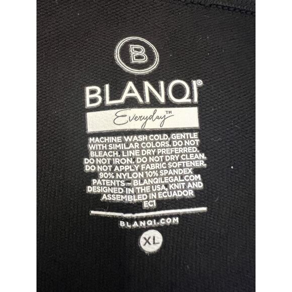 Blanqi Everyday Maternity Crop Leggings Deepest Black Size XL NWT - Picture 5 of 6